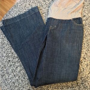 Dark Blue Women's Maternity Jeans